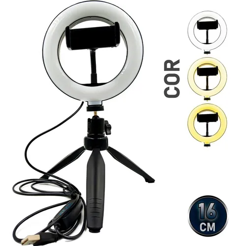 Luz para tomar fotos en vivo maquillaje anillo luz LED color
