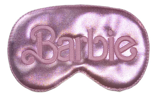 Barbie Antifaz Bordado Mascara Para Dormir, Descanso Premium