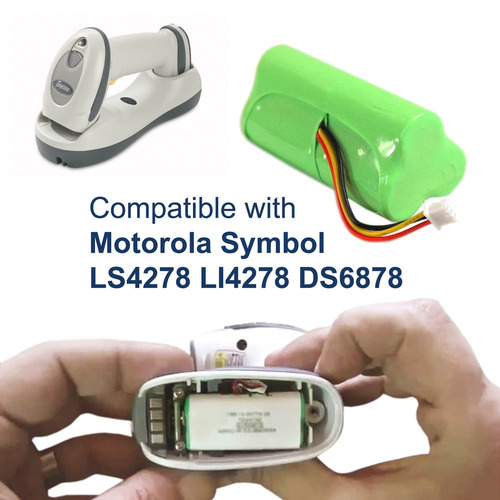Hqrp Paquete De 5 Baterías Para Motorola Symbol Ls4278 Ls-4278 Ls4278-m Li4278 Ds6878 82-67705-01 Btry-ls42raaoe-01 K35466 Escáner De Código De Barras Inalámbrico Li-4278 Ds-6878