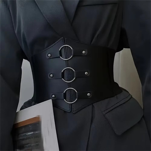 Faja Remarca Cintura Estilo Gótico Corset Con Botones Dama
