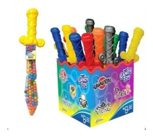 Espada Com Balinhas Confeitos 5un X 30gr Candy Toy