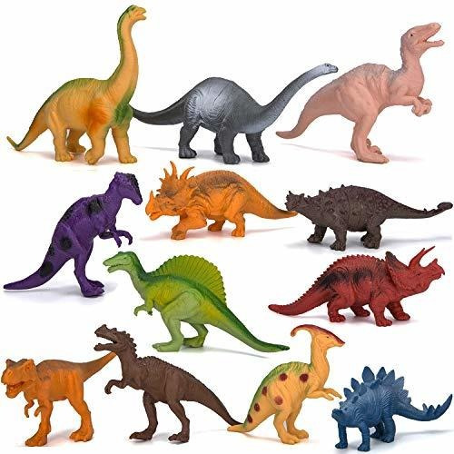 Dinosaurio Figura Juguetes, 7 pulgadas Jumbo Plástico Dinosa