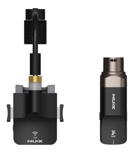 Imagen 6 de 7 de Microfono Para Saxo + Sistema Inalambrico Nux B-6 Compacto