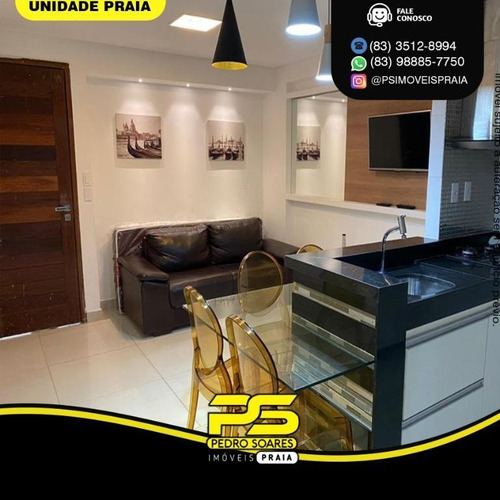 Imagem 3 de 6 de Flat Com 1 Dormitório À Venda, 40 M² Por R$ 499.000 - Tambaú - João Pessoa/pb - Fl0158