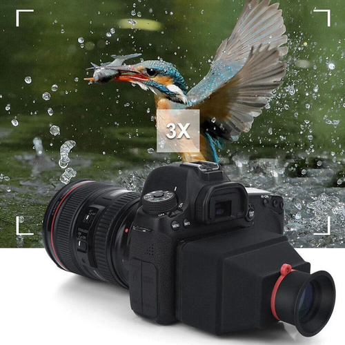 Visor De Ampliação Lcd 3x Para Câmeras Dslr