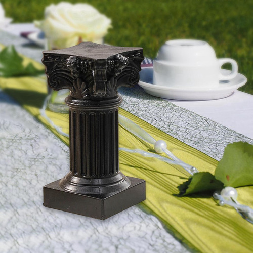 4x Pilar Romano Estatua Pedestal Soporte Boda Hogar Cocina