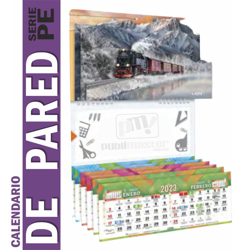 50 Calendarios Pared Serie P E Personalizados Almanaques