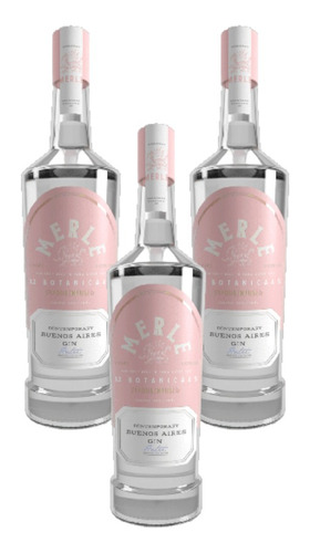 Gin Merle 12 Botanicos 750 Ml Contemporary Buenos Aires X3 U