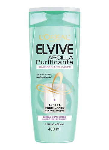 Shampoo Anti-caspa Arcilla 400ml Elvive