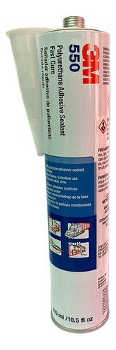 Sellador Adhesivo Poliuretánico 3m 550 Cartucho X 310ml