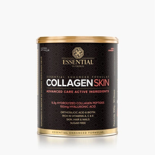 Colágeno Hidrolisado Collagen Skin 330g -essential Nutrition