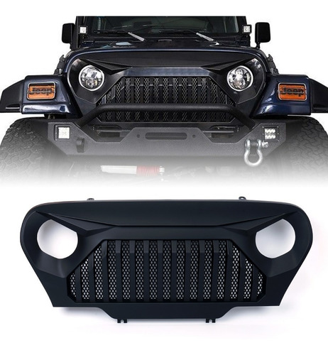Imagen 1 de 10 de Parrilla Jeep Wrangler Tj 97 - 06 Enojado Angry Bird Rubicon