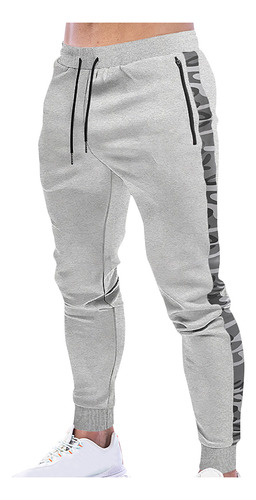 Pantalones De Hombre Con Bolsillos A Juego Con Cremallera Y