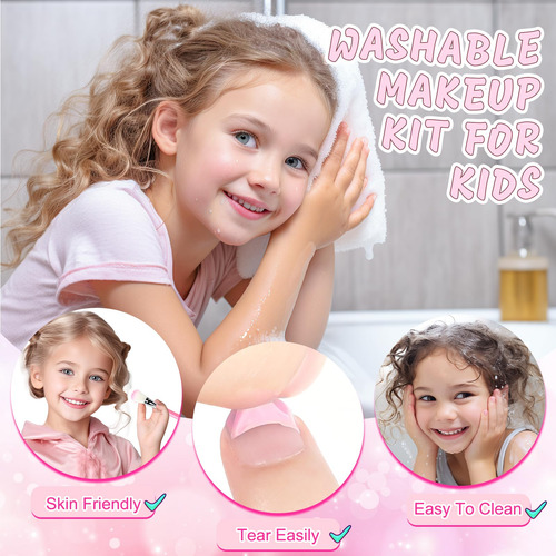 Kit De Maquillaje Smallzi Kids Para Niñas De 5 A 8 Años Con