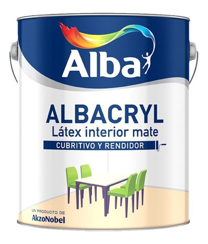 Albacryl Latex Interior Mate Acrilico Secarapido  4l Pintumm