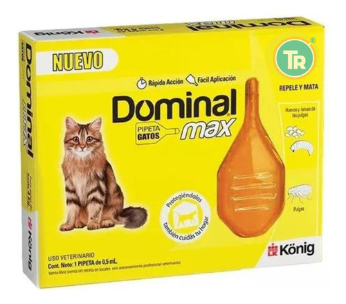 * Pipeta Dominal Max Gatos Hasta 4 Kg *