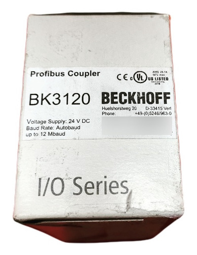 Beckhoff Bk3120 Acoplador De Autobús Profibus Para Hasta 64