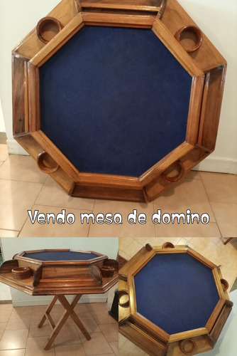 Mesa De Juego, Domino, Carta, Dados Etc. (Usado)