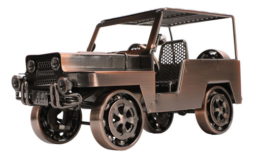 Figura Vintage De Metal Adorno Para Coche, Modelo De Juguete