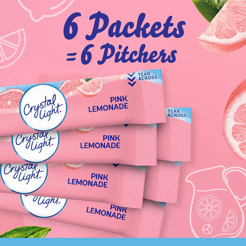 Crystal Light - Mezcla De Bebida En Polvo Con Sabor Natural