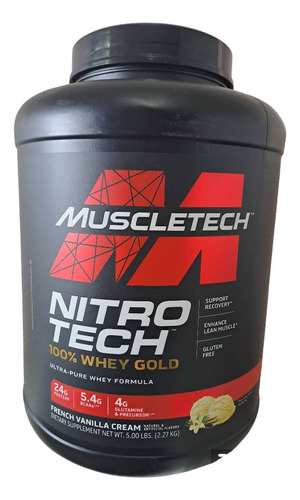 Nitro Tech 100% Whey Gold 5lbs (2.27kg)