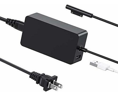 Surface Pro Cargador Wosuk 44w 15v 258a Adaptador De Ca De R