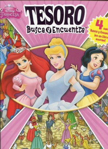 Tesoro Disney Princesas - 4 Cuentos Busca Y Encuentra - Dial