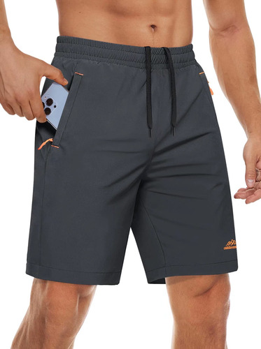 Shorts Deportivos Magcomsen De Secado Rapido Para Correr Con