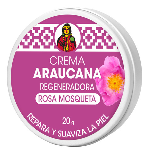 Crema Araucana Regeneradora Con Rosa Mosqueta 20g Momento de aplicación Día/Noche Tipo de piel Normal