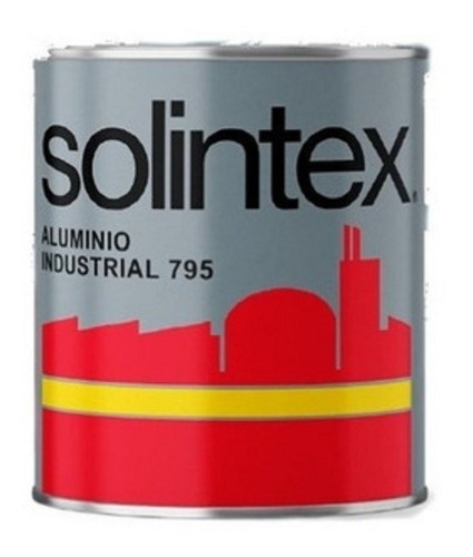 Pintura Aluminio Industrial 795 Solintex 1/4 Galon