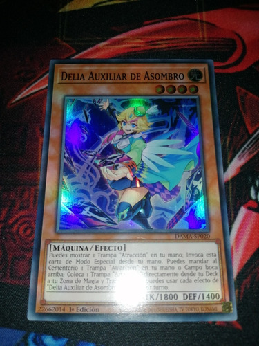 Delia Auxiliar De Asombro Yu-gi-oh! Original Konami