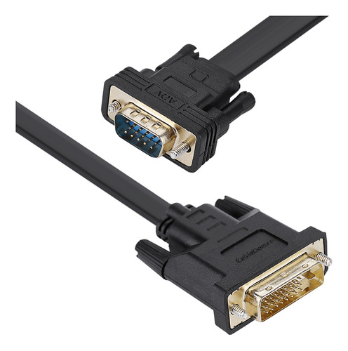 Convertidor De Adaptador Dvi A Vga Deconn 1080p 24+1