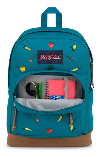 Mochila Jansport Right Pack Expressions Con Verduras Bordada