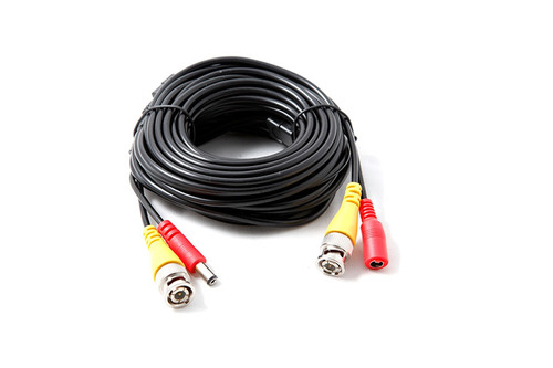 Cable Bnc Con Alimentacion  20 Mts Ikseg