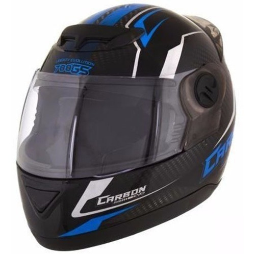 Capacete Pro Tork Evolution G5 Carbon Preto Azul 58