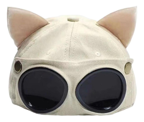 Exquisita Gorra De Béisbol Con Orejas En La Parte , Lentes