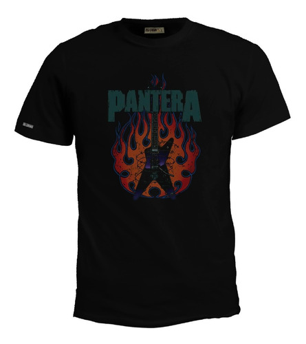 Camiseta Pantera Guitarrra Banda Rock Bto