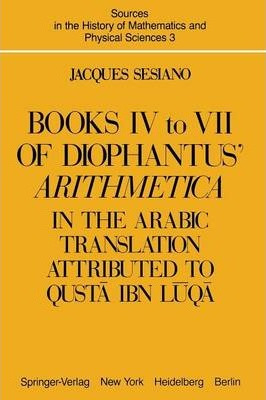 Libro Books Iv To Vii Of Diophantus' Arithmetica - Jacque...