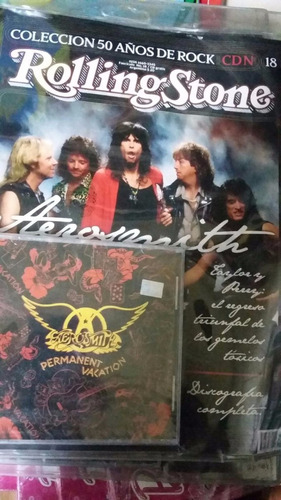 Aerosmith Permanent Vacation - Cd+ Revista Rolling Stone