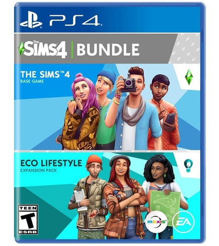  The Sims 4 Plus Eco Lifestyle Bundle - Playstation 4