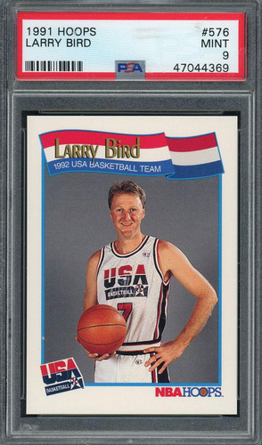 Larry Bird Usa Basketball Team 1991 Hoops Tarjeta De Balonce