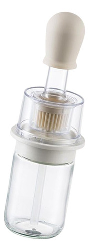 Botella De Aceite Con Cepillo De Silicona 2 En 1 180ml Para