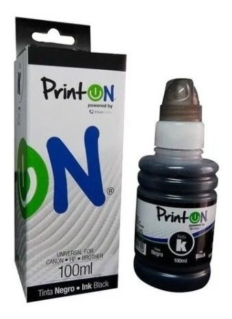 Tinta Líquida Printon Compatible Con Canon Brother Hp Univer