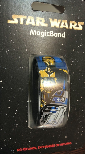 Star Wars C-3po R2-d2 Magicband Pulsera Disney