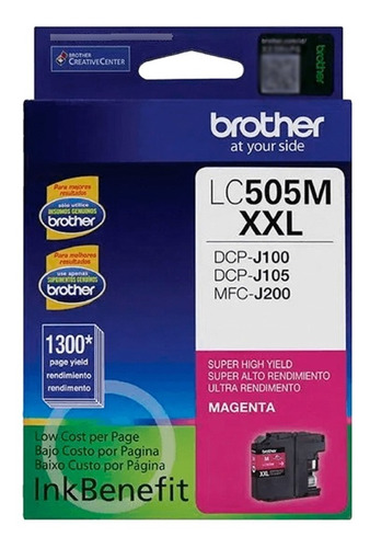 Cartucho Brother Lc505m Magenta Original Dcp-j100 J105