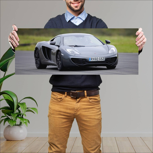 Cuadro 30x80cm Auto 2011 Mclaren Mp4 12c Auto 53