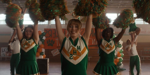 Imagem 9 de 9 de Uniforme E Pompom Cheerleader Líder Torcida Stranger Things