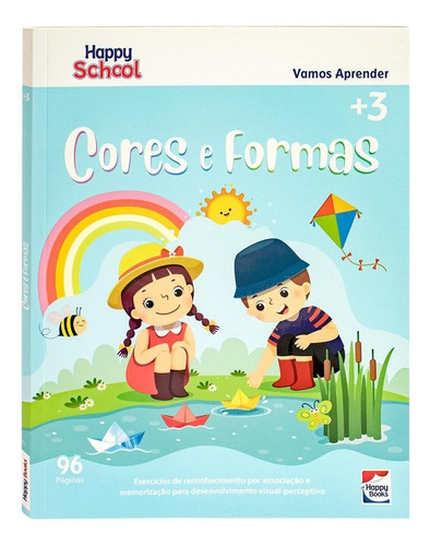 Livro Happy School - Cartilha De Alfabetização: Cores E Formas