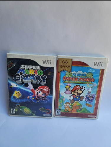 Super Mario Galaxy + Super Mario Paper Wii 