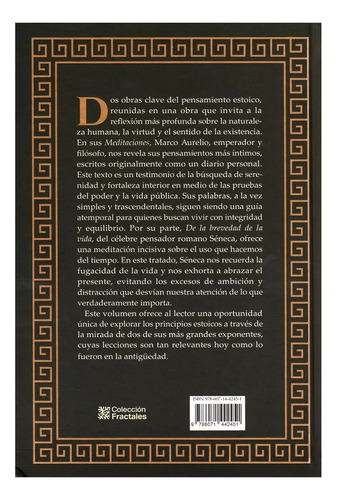 Meditaciones De La Brevedad De La Vida 2 En 1 Fractales Emu